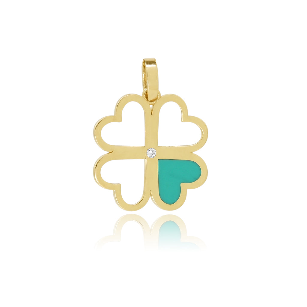 Four Leaf Clover Charm