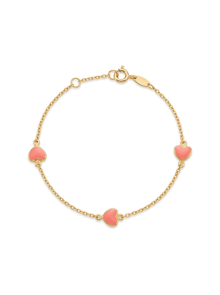 Petite rose Heart Bracelet
