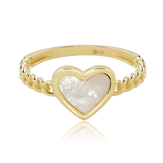 Ivory Heart Ring