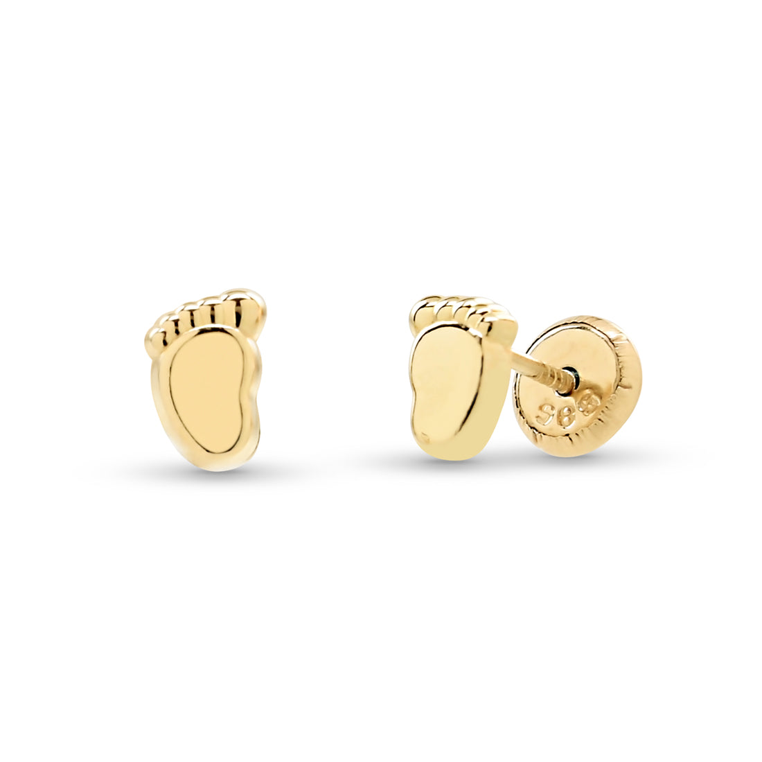 Baby Feet Stud Earrings