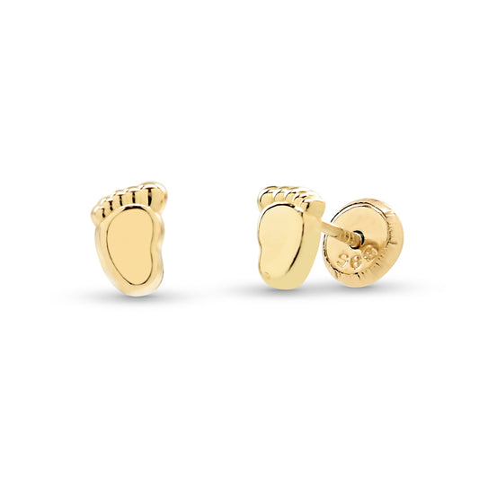Baby Feet Stud Earrings